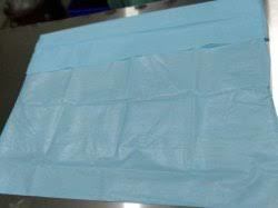 Large Mayo Trolley Cover - Ldpe, Sms, Smmms, Spunlace, 120x150cm | Light Blue & Green, Hypoallergenic, Lint Free, Eo Sterile, Peel Open Pouch