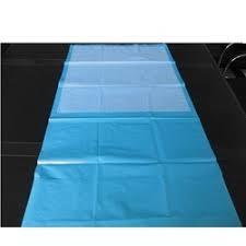 Large Mayo Trolley Cover - Ldpe, Sms, Smmms, Spunlace, 120x150cm | Light Blue & Green, Hypoallergenic, Lint Free, Eo Sterile, Peel Open Pouch