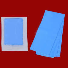 Large Mayo Trolley Cover - Ldpe, Sms, Smmms, Spunlace, 120x150cm | Light Blue & Green, Hypoallergenic, Lint Free, Eo Sterile, Peel Open Pouch