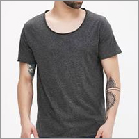 Any Color Mens Round Plain Neck T-Shirt