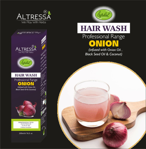 Onion Shampoo - 200 ml | Stimulates Hair Development, Fights Hair Fall, Prevents Dandruff, Split Ends, Premature Graying, Thickens Hair