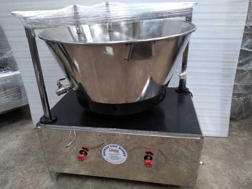 Silver Milky Steam Khoa Machine - Multipurpose Vat For Dairy