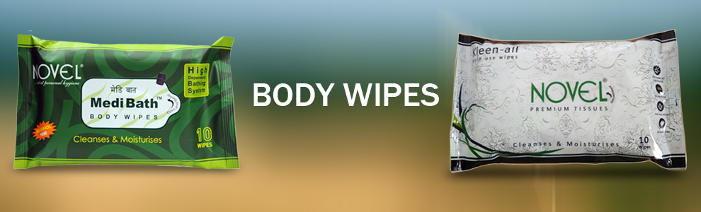 novel wet wipes