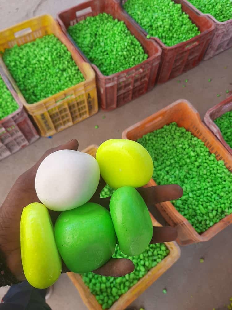 Glow In The Dark Pebbles Stones For Outdoor Decorations Garden Walkways Pathway Patio Lawn Home Backyard Decoratainn Size: Available Size Is: (1) 25 Mm To 40 Mm (2) Customized Size Also Available