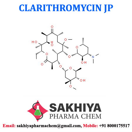 Clarithromycin - White Crystalline Powder, 98% To 102% Purity, Antibiotic For Bacterial Infections, Melting Point 61°c, Particle Size Less Than 10 Micron, Water Soluble, Sharp Smell, Bitter Taste, Shelf Life 3 Years