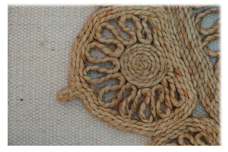 Hand Woven Jute Natural Braided Rug Design: Customized