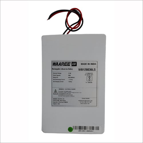 12 8V 36Ah Rechargeable Lithium Ion Battery
