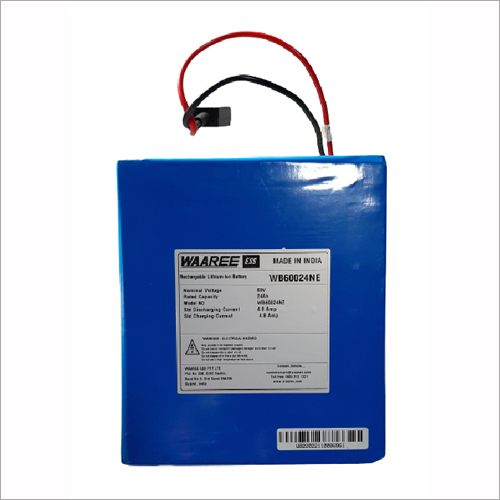 60V 24Ah Rechargeable Lithium Ion Battery
