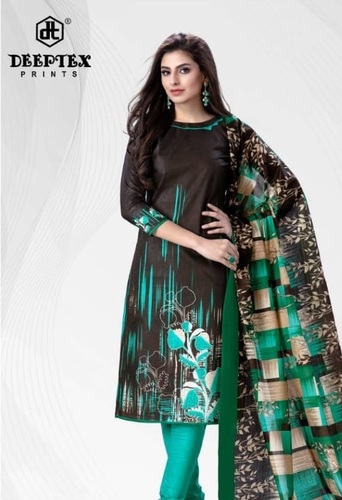 मल्टी कलर डीपटेक्स प्रिंट्स चीफ गेस्ट वॉल्यूम 19 कॉटन प्रिंटेड ड्रेस मटेरियल कैटलॉग