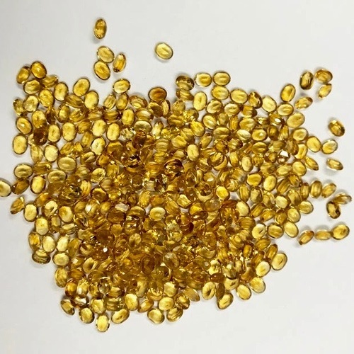 3X5 एमएम सिट्रीन फेसेटेड ओवल लूज जेमस्टोन ग्रेड: एएए