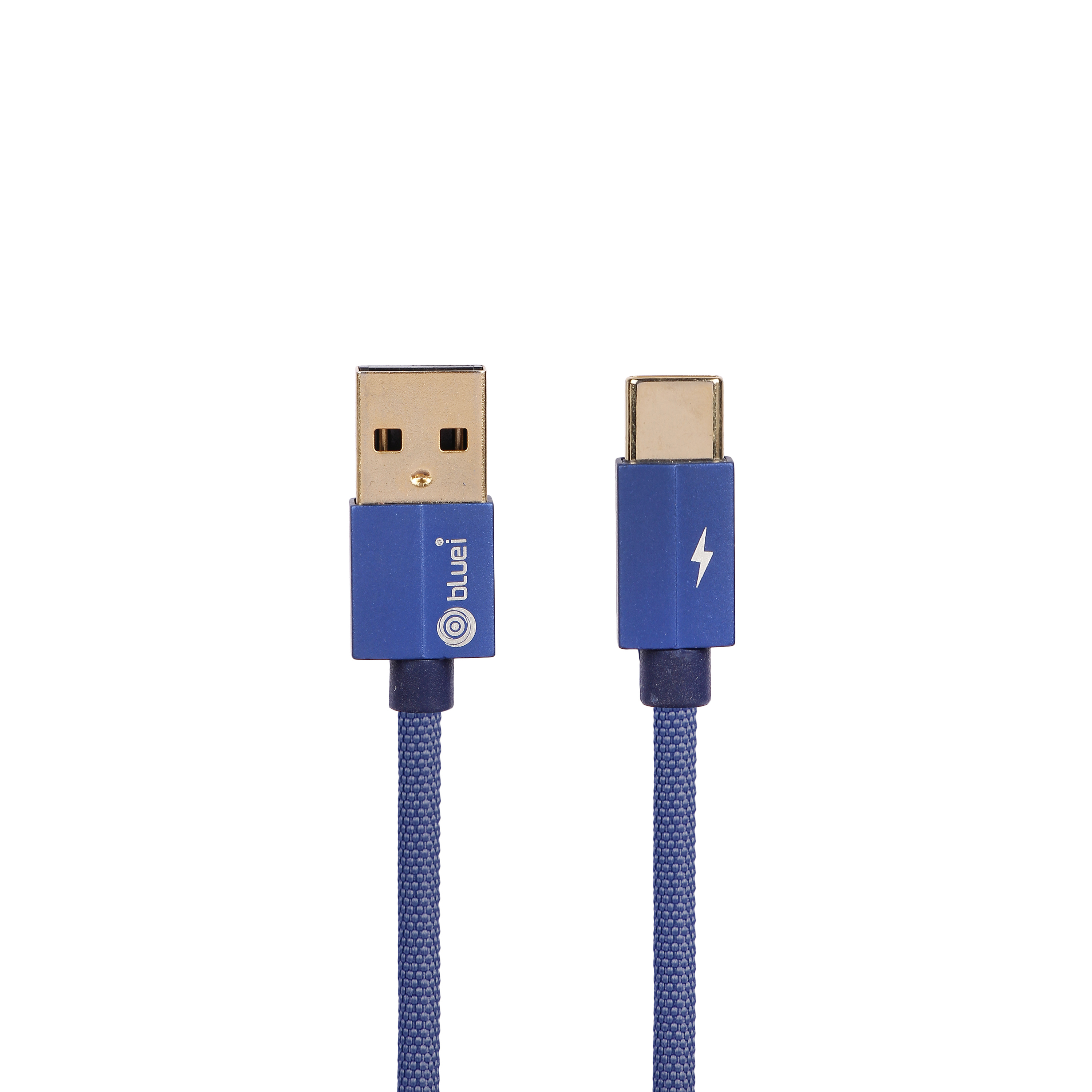 Dc-x11 Type C Fast Charging Data Cable - Cloth Braided, 1 Meter Length | 2.4a Fast Charge, Tangle-free Design, 480 Mbps Sync Speed