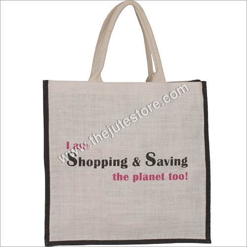 कस्टम मुद्रित जूट बैग