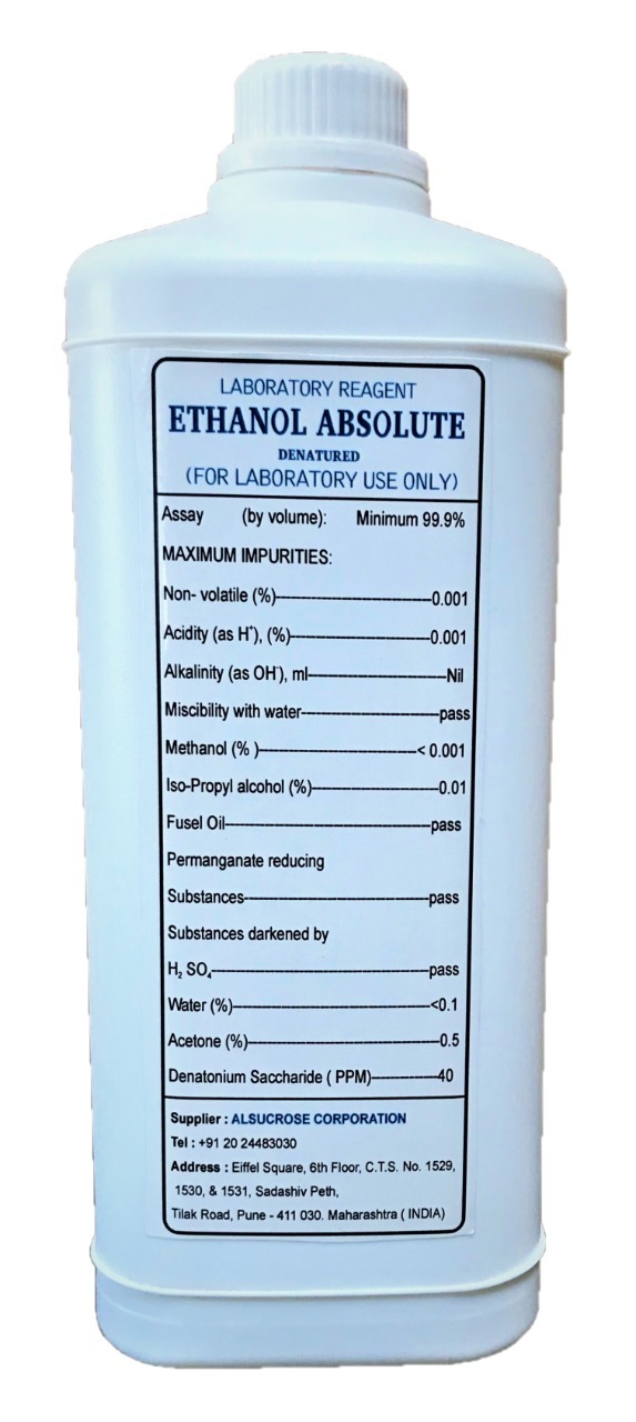 Denatured Ethanol Absolute Lab Grade