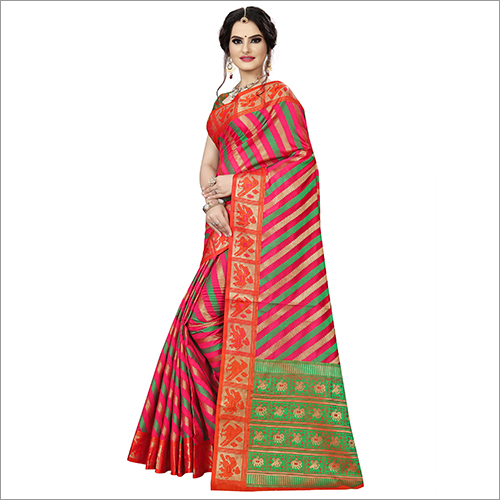 Party Wear Ladies Bridal Silk Saree