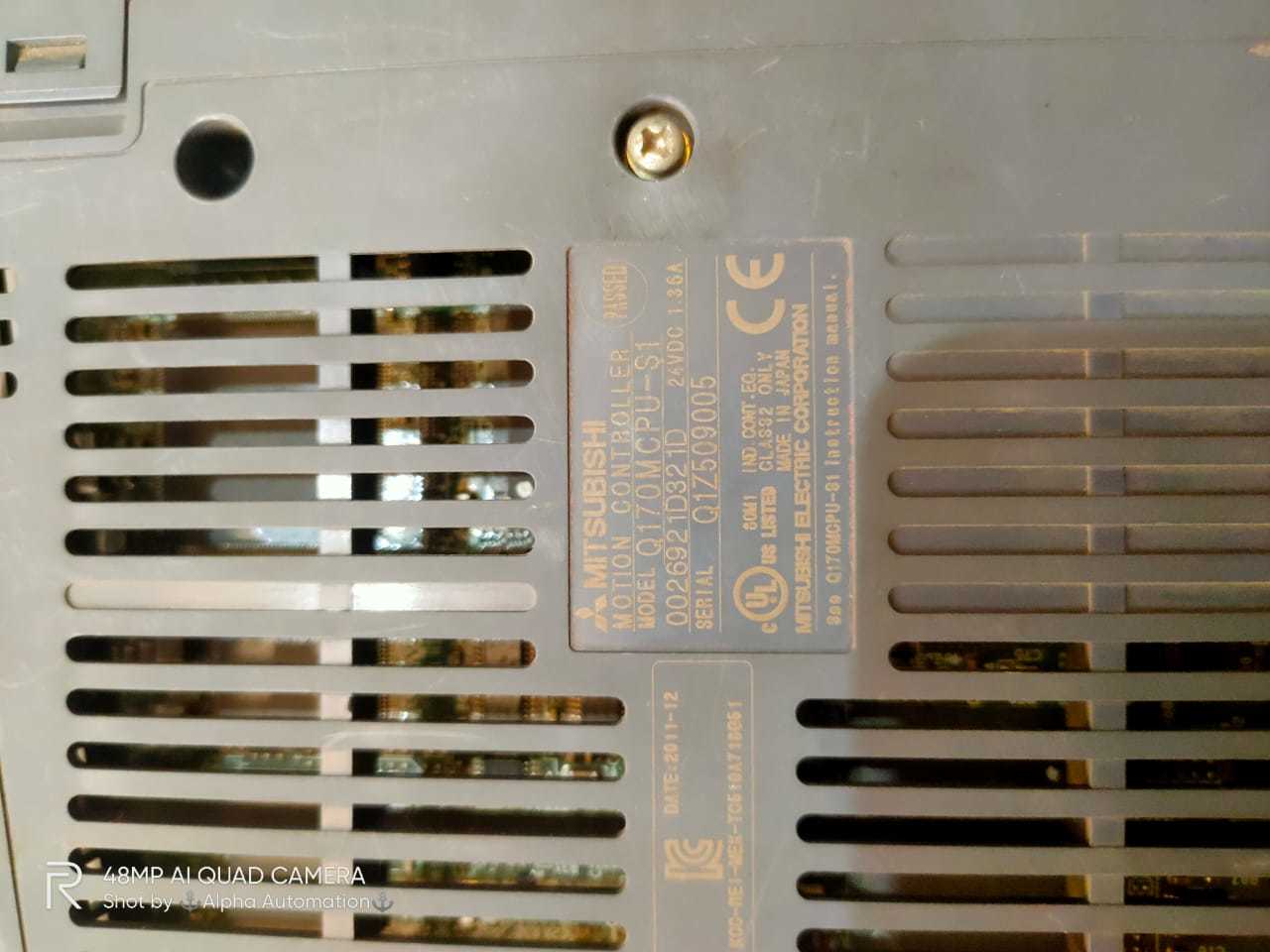 Mitsubishi Q170mcpu Power: 24 Watt (W)