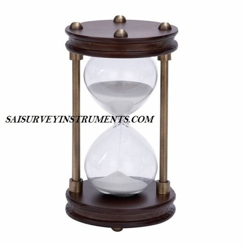 As Shown In Picture Antique Wooden Sand Timer - (15 Min)
