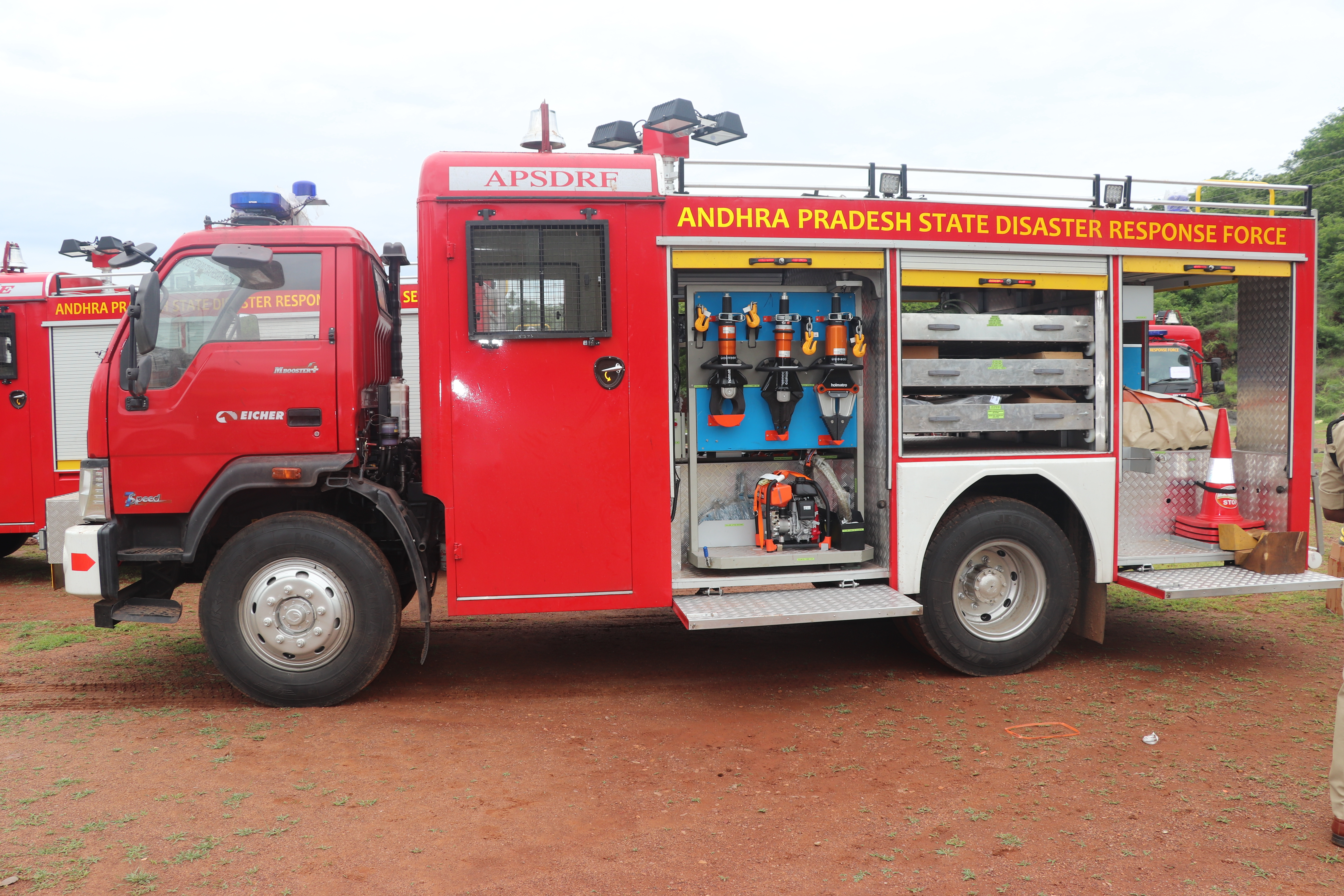 Red Medium Rescue Van