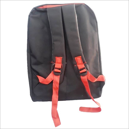School Back Pack Bags - Fabricated With Fine Quality Materials, Available In Various Sizes, Printed In Classic Black, Features Durable Handles