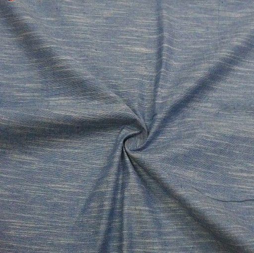 Slub Fabric - Handloom Cotton, 44 Inches Wide X 95 Inches Long, Beige, 140 Gsm | Machine Washable