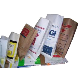 Kraft Laminated Paper Bag - Hdpe/pp Material, White And Brown Color | Double String Design, Button Closure, Flexo Printing