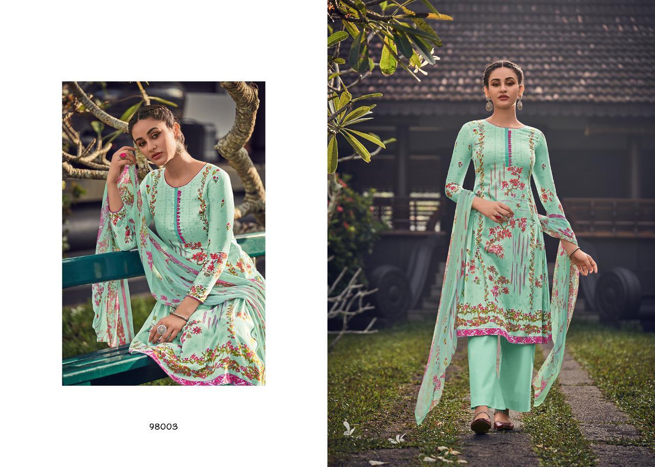 Multi Color Dress Material