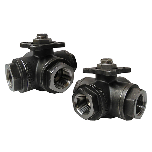 Polished 4 Way Ball Valve