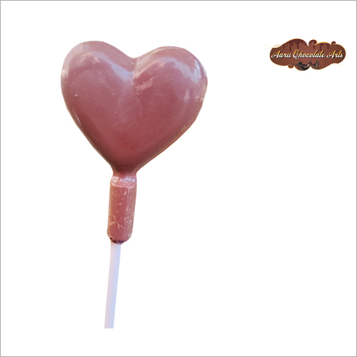 Heart Shaped Chocolate Lollipop