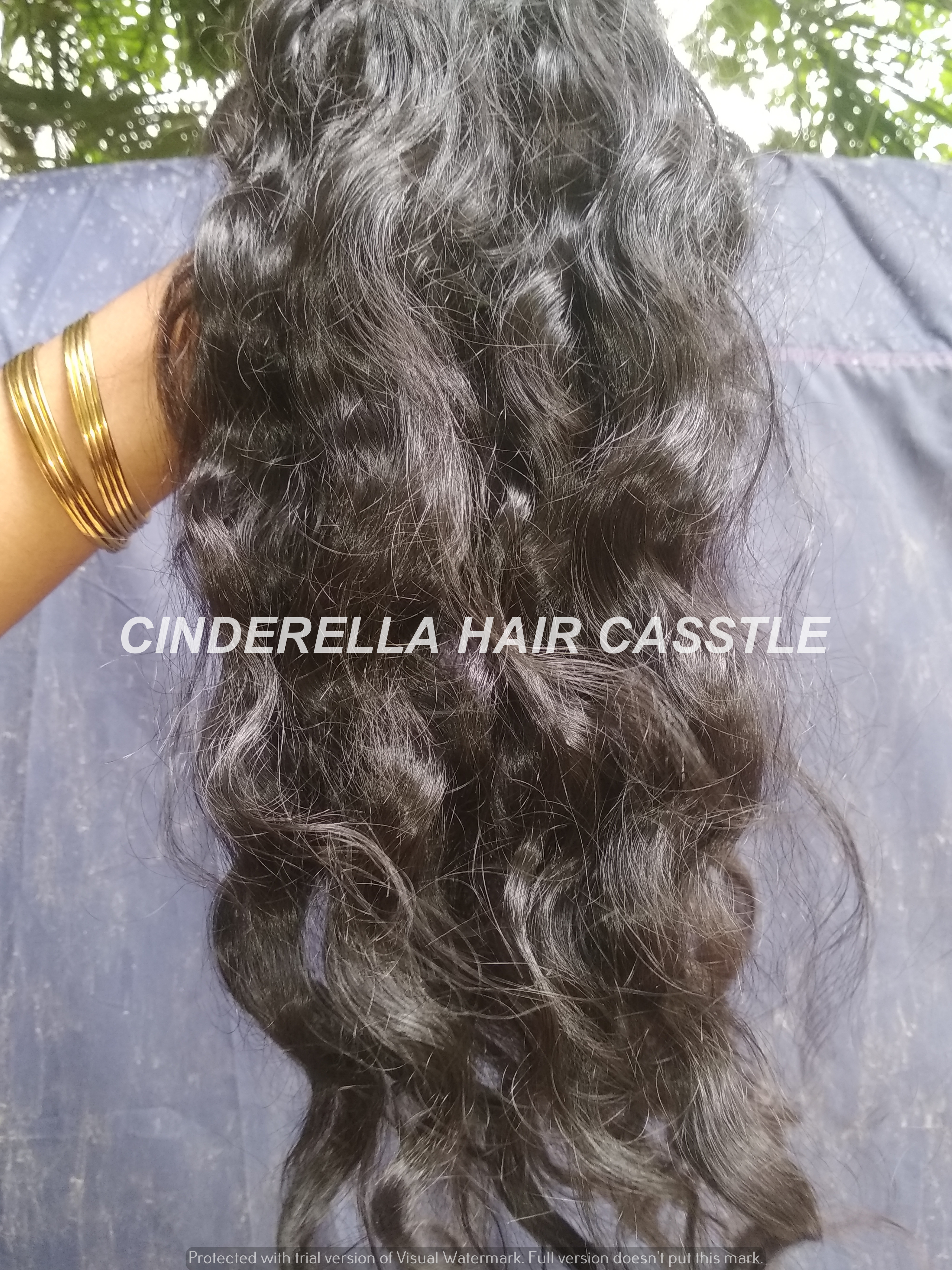 Indian Virgin Remy Curly Human Hair Application: Profesional