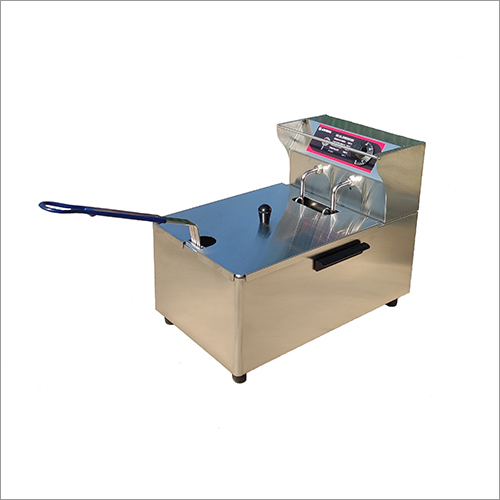 Deep Fryer - Stainless Steel, 445x310x350 Mm, 1.8kw Power, 1 Year Warranty, 6.3 Kg Weight, Ideal For Fast Food And Restaurants
