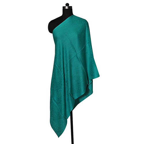 Fine Wool Jacquard Shawl