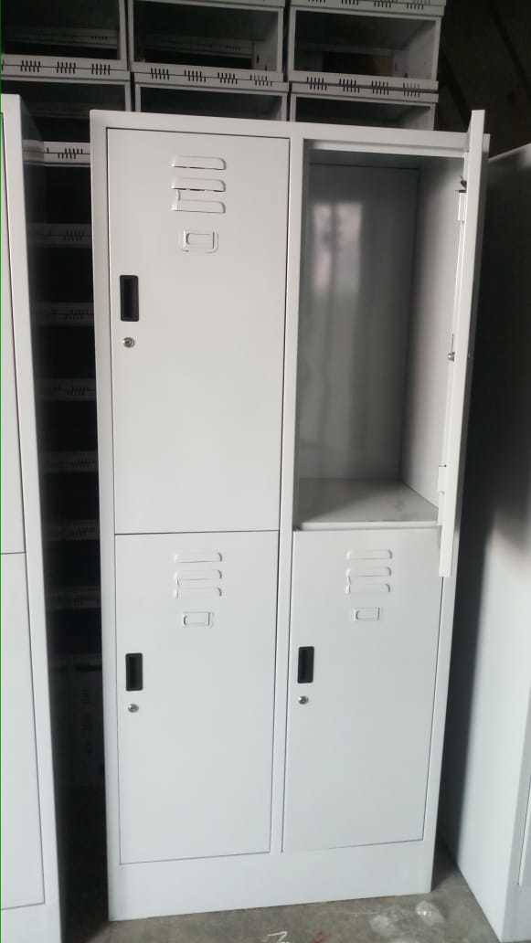 4 Door Worker Locker - Color: Ivory