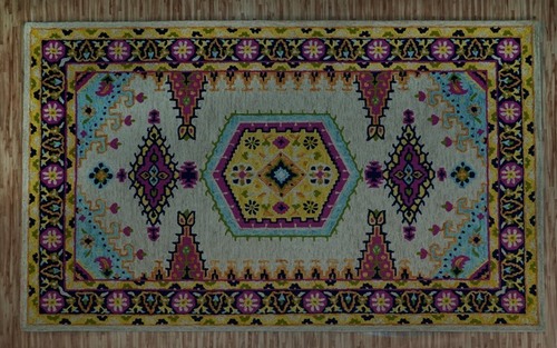 हाथ से बने ऊनी कालीन नॉन-स्लिप