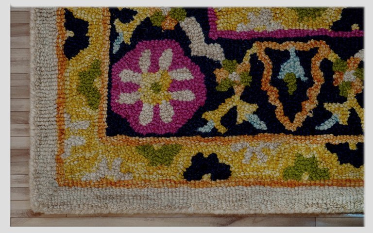 Hand Tufted Woolen Carpets - Wool Rectangle Shape | Persian Design Non-slip Easy To Clean Customized Sizes And Shapes
