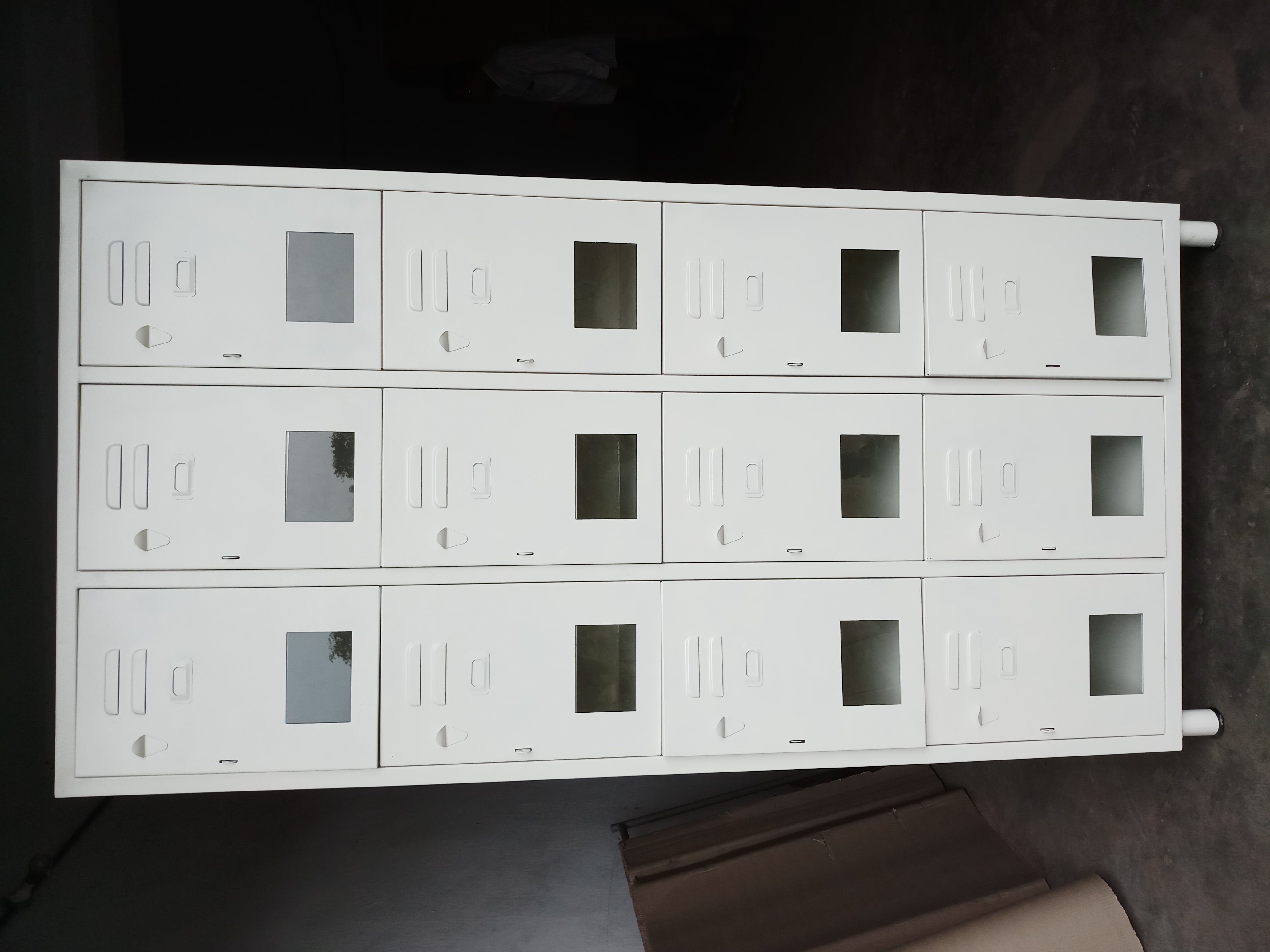 12 Door Worker Locker - Color: Ivory