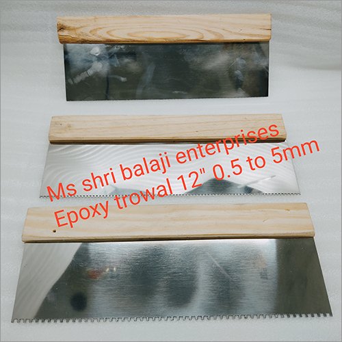 Epoxy Trowel 12" - 12 Inch | Ideal For Commercial Epoxy Flooring Applications With Enhanced Coating Efficiency And Durability