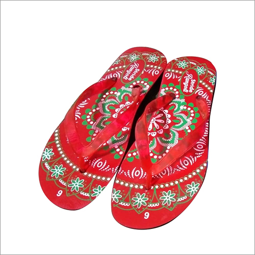 Multicolor Mens Printed Slipper