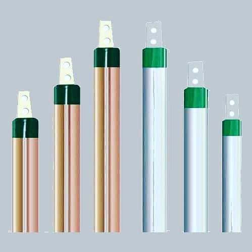 Pure Copper G.i. Earthing Od Of 50 Mm Length Of 3 Mtr