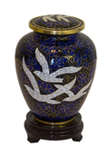 Black Dark Radiance Cremation Urn