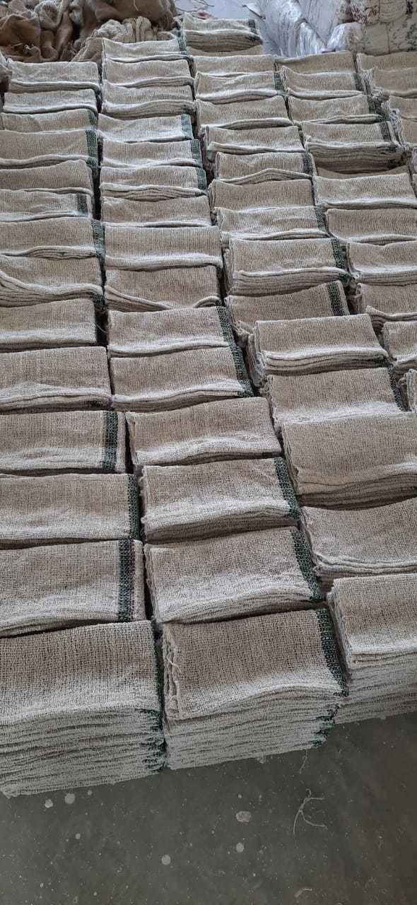 Floor Mops - Cotton Material, 16x18 Inches White Design | 100 Pieces Bulk Packaging
