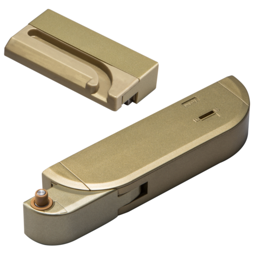 Plastic Kuriki Hinged Door Closer In Gold Painting