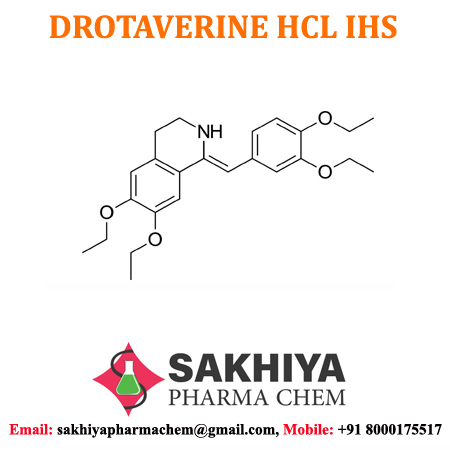 Drotaverine - White Crystalline Powder, 98% To 102% Purity, Sweet Taste And Lemon Smell, Molecular Weight 397.515 G/mol, Enhance Cervical Dilation During Childbirth