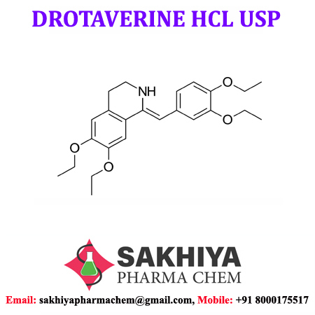 Drotaverine - White Crystalline Powder, 98% To 102% Purity, Sweet Taste And Lemon Smell, Molecular Weight 397.515 G/mol, Enhance Cervical Dilation During Childbirth