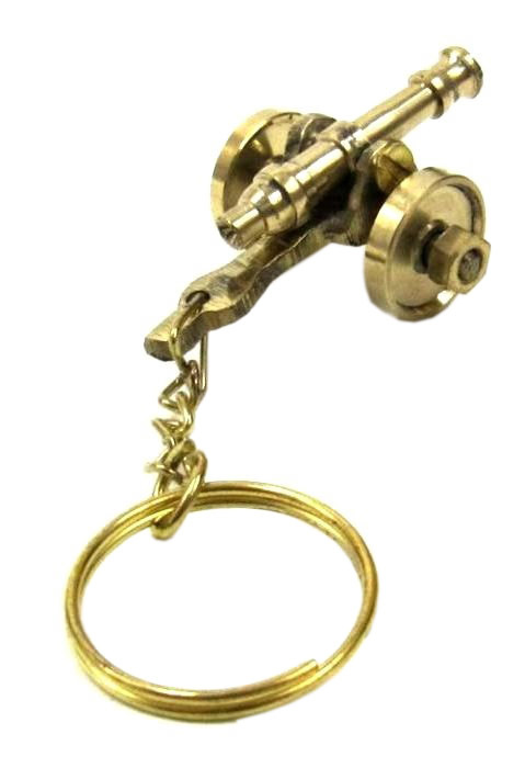 Brown Brass Key Chain Canon