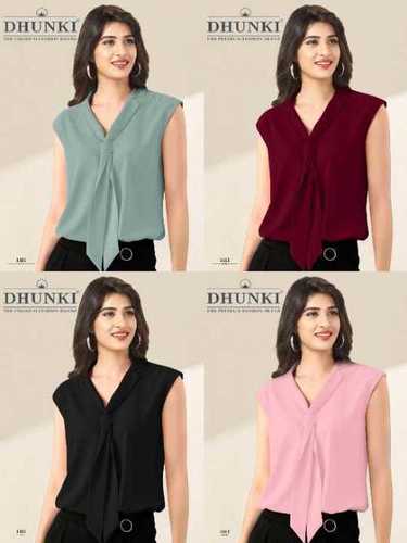 धुनकी लेडीज़ डिज़ाइनर टॉप्स