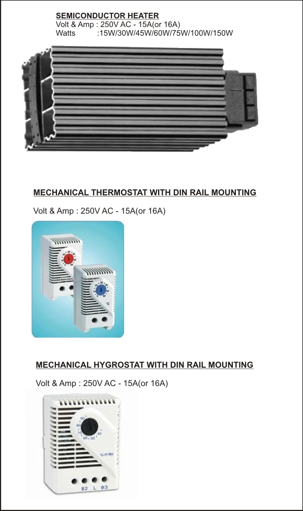 Black Ptc Enclosure Heater