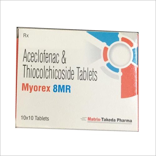 Aceclofenac And Thiocolchicoside Tablets General Medicines