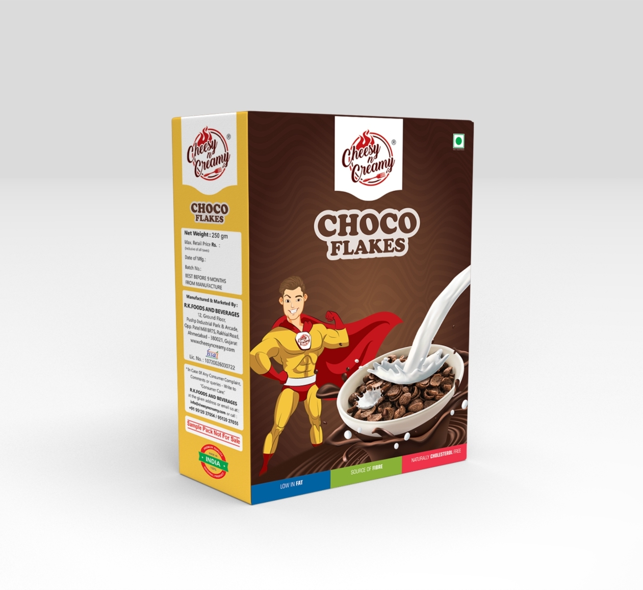 Paper Choco Flakes Box