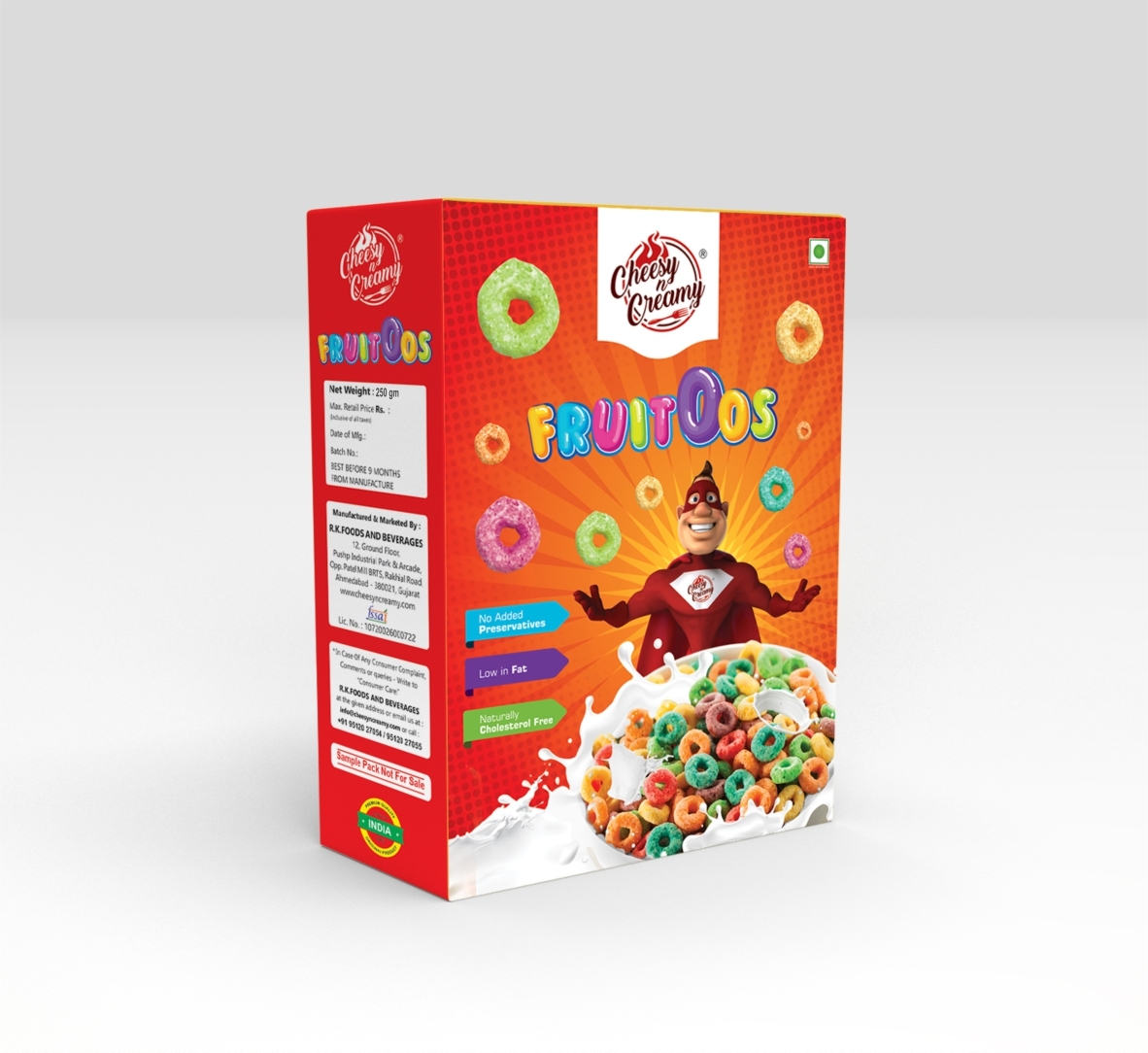 Paper Choco Flakes Box