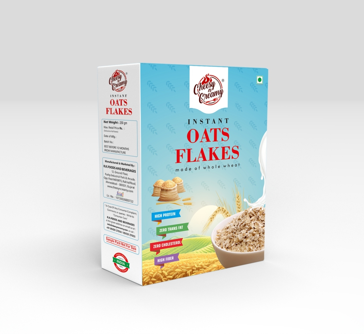 Paper Choco Flakes Box