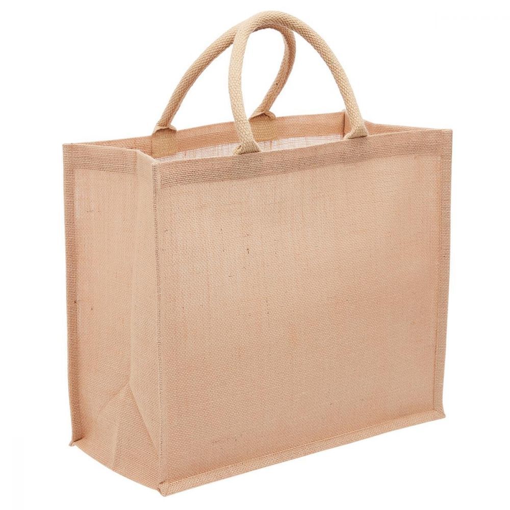 Eco-friendly Jute Shopping Bags - Biodegradable, Reusable, Customizable Design | Ideal For Shopping, Advertising, Promotional Use